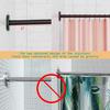 SIKAIQI Curved Shower Curtain X X Stainless Steel Corner Shower Curtain Rod Rod, L-Shaped, 70-100cm 70-100cm / 27.55"-39.37" 27.55"-39.37",