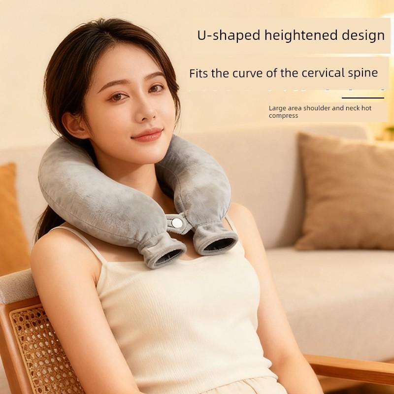 Shoulder and Neck Hot Water Bag, U-Shaped Warm Water Bag, Warm Neck Protector, Thickened Cervical Spine Hot Compress, Neck Scarf Pillow, Neck Warmer