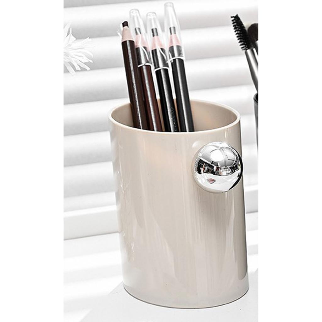Eyebrow Pencil Holder Simple Plastic Multifunctional Space Saving Easy Access Cosmetic Brush Holder Organizer for
