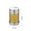 Nerezová ocel Sůl Koření Cukr Pepř Chuť Lahvičky Shaker, Vzduchotěsný, Otočný Shaker na koření, Kuchyňský gadget