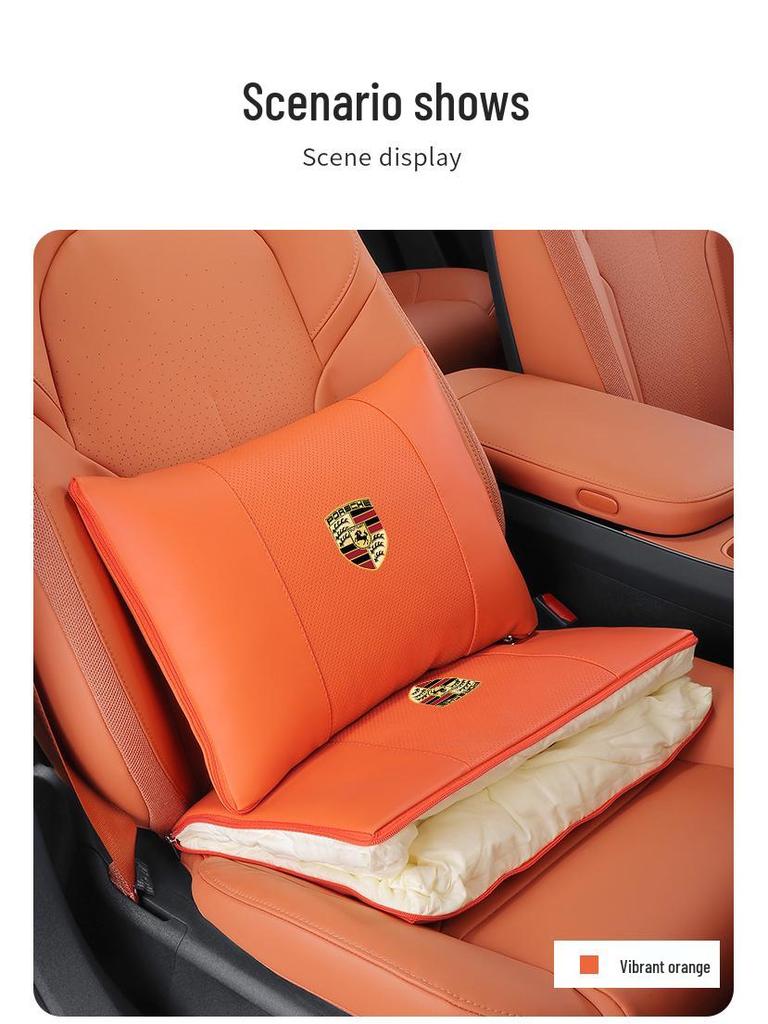 Porsche Cayenne, Macan, Panamera, 718, 911 Dual-Use Lumbar Support Pillow