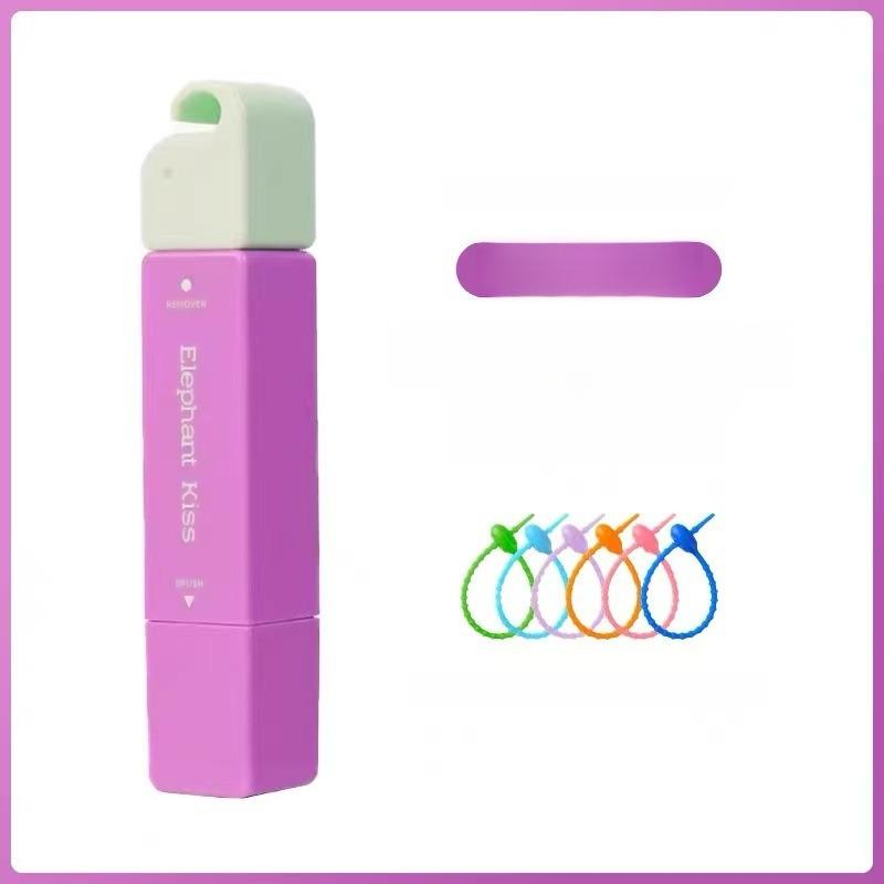 

Портативный карандаш для удаления пятен, не требующий стирки, удобный для путешествий, действует на пятна от еды и напитков, многоцелевой отбеливающий карандаш purple