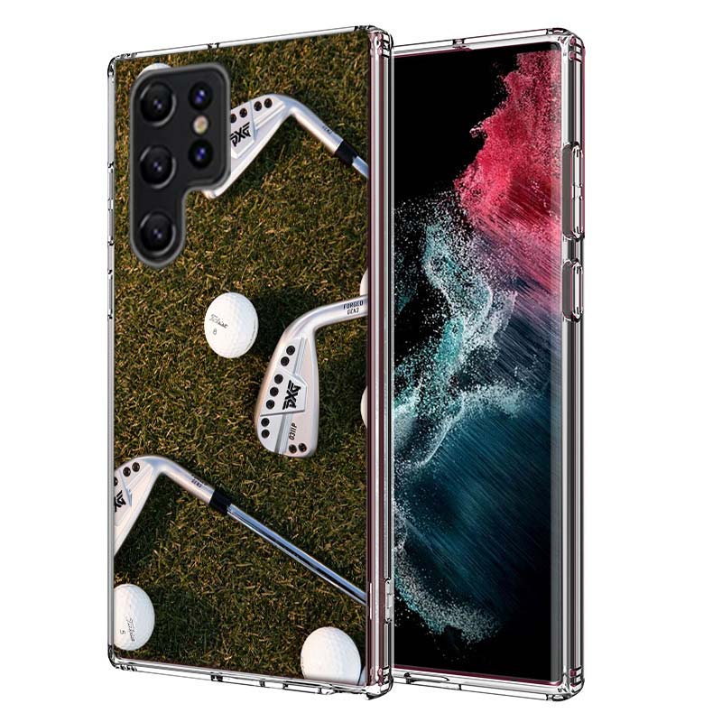 Leisure Advanced Sports Golf Capa Phone Case For Samsung S26 Ultra S25 Edge Galaxy S23 S21 S20 S24 FE S22 S10 Plus Cover Clear T