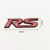 3D Metal Car Sticker RS Logo Badge Rear Trunk Fender Front Grill Emblem For Honda FIT Jazz Civic HRV Jade City CRV Acceessories