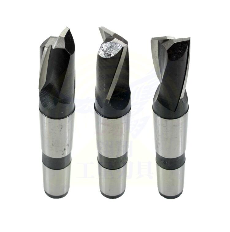White Steel Taper Shank Keyway Milling Cutter, 2 Flutes, 14-50mm, High-Speed Steel