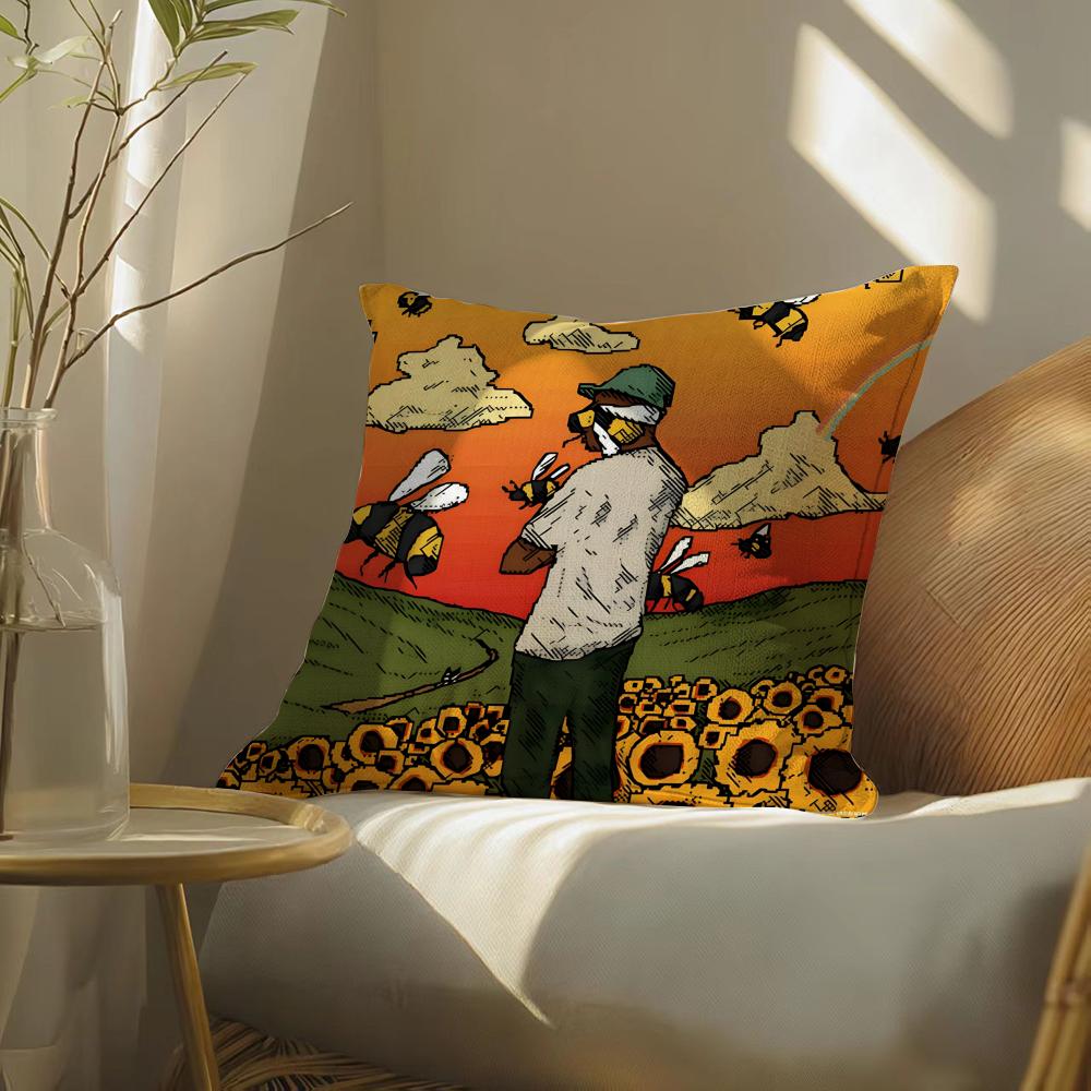 TTylertheCreatorRapper Pillow Case pillowcase doublesided printed sofa cushion bedroom headboard
