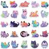 10/30/50pcs Cute Colorful Starry Sky Cat Stickers Kawaii Cartoon Graffiti Sticker Phone Water Bottle Luggage Decals for Kids Toy