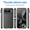 Capa Thunder Series para Google Pixel 9 Pro XL, capa de telefone TPU espessada, textura de sarja
