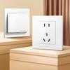 OIMG Multi-Outlet Wall Socket with Switch and Dual USB