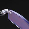 Lightweight Rimless Bifocal Anti-Blue Light Reading Glasses for Men Women Fashion Reader