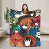 Shin TsukimiKanna Kizuchi Blanket  Travel Office Throw Blanket For Couch Chair Sofa Bed Warm Soft Customized Quality Bedspread