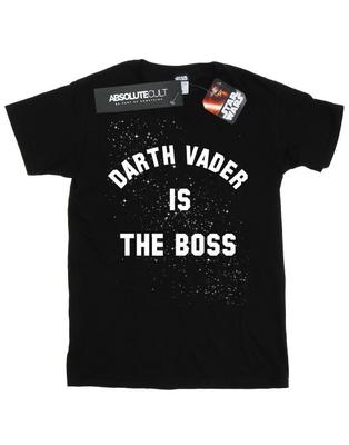 Girls Darth Vader The Boss Cotton T-Shirt