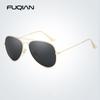 Classic Pilot Men Sunglasses Vintage Metal Ray Sun Glasses Women Mirror Colors Driving Male Shades UV400
