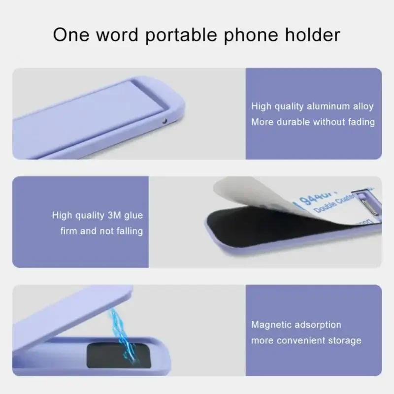 Desktop Lazy Holder Ständer Faltbarer Unsichtbarer Metall-Handyhalter für IPhone IPad Xiaomi Huawei Tablet Universal IPhone Zubehör