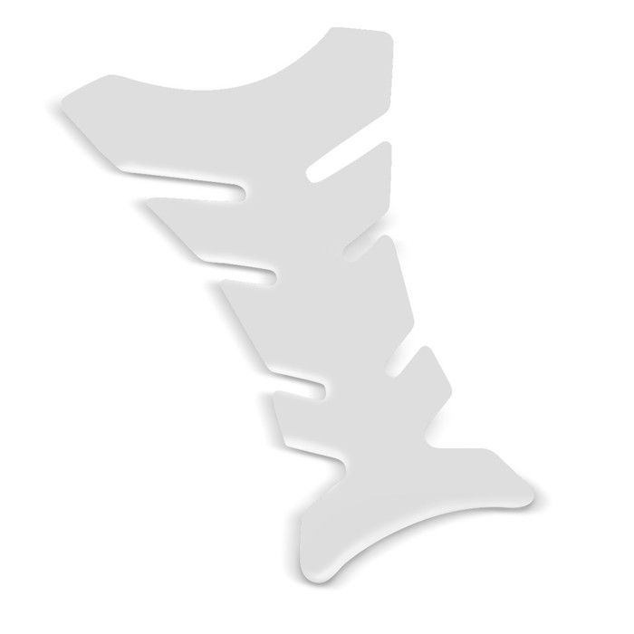 Protége réservoir moto / protection réservoir sticker fishbone universel clair