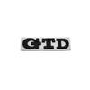 Personalisiertes GTD-Autologo für POLO Golf Generationen 5-7: Heckklappen-Heckaufkleber