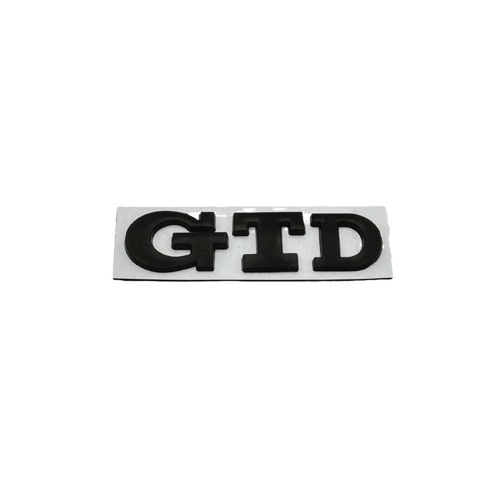 Personalisiertes GTD-Autologo für POLO Golf Generationen 5-7: Heckklappen-Heckaufkleber