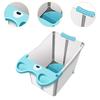 Compact Baby Bathtub with Cartoon Design And Non-Slip Base