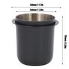 150ml Stainless Steel Stickless Coffee Dosing Cup, Anti-Flying Powder, Easy to Clean, Compatible with 58mm Italian Handle Espresso Machines, DIY Tool