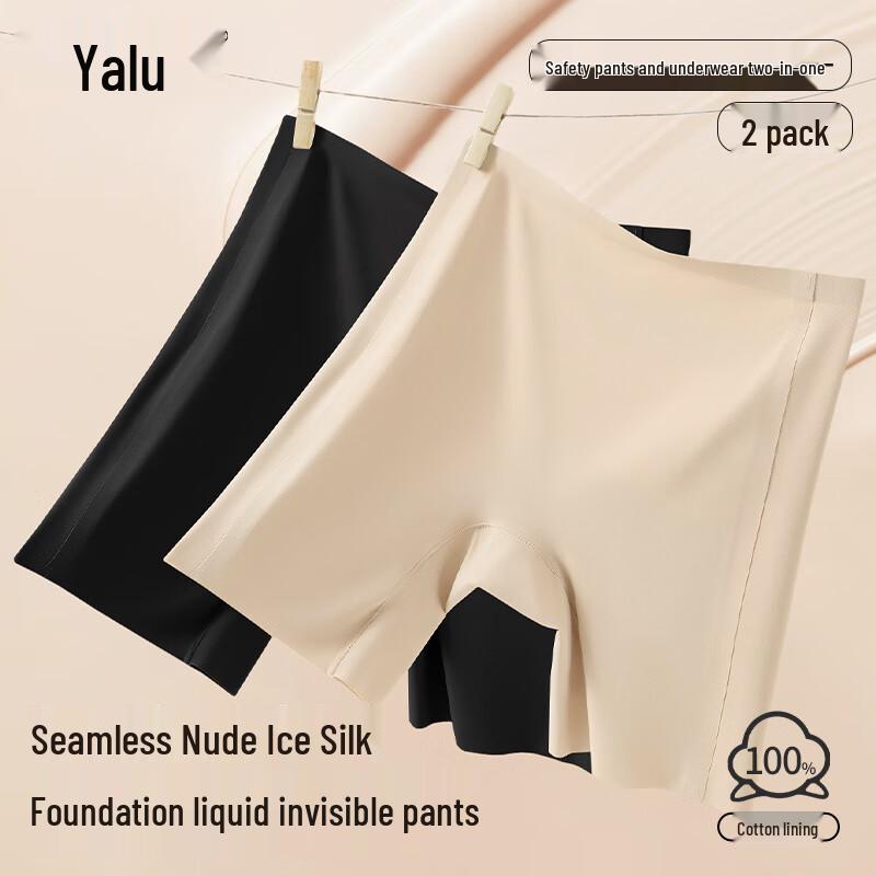 

Yalu Women s Seamless Anti-Exposure Safety Shorts 2-Pack XL
