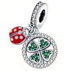 Charms Do Pandora Zawieszka Charms Koniczynka Biedronka Charmsy Trusky