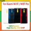 Glass Back Cover Housing Case For Xiaomi Mi 9T Mi 9T Pro Battery Back Cover Phone Repair Replacement Parts