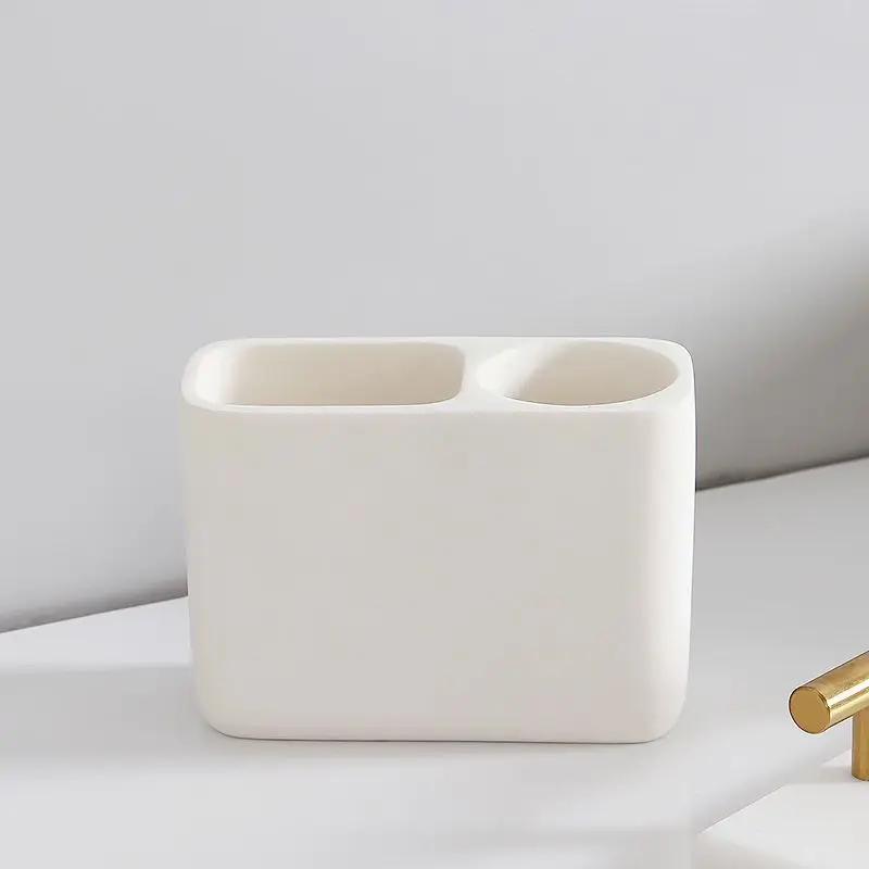 Nordic Ins Bathroom Toiletry Set Household Lotion Bottle Mouthwash Cup Toothbrush Holder Soap Dish Ceramic Soap Dispenser Modern