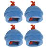 4pcs Rubber Cue Chalk Holder With Cord Chalk Organizer Pool Chalk Holder  Pool Table