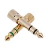 Portable 6.35mm to 3.5mm Socket Adapter Headphone Adapter 1/4 inch to 1/8 inch