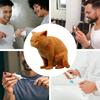 Toothpaste Cover 2.36Inch Silicone Paste Squeezer Pooping Cat Toothpaste Topper For Kids Bathroom Travel Home Kitchen Bedroom