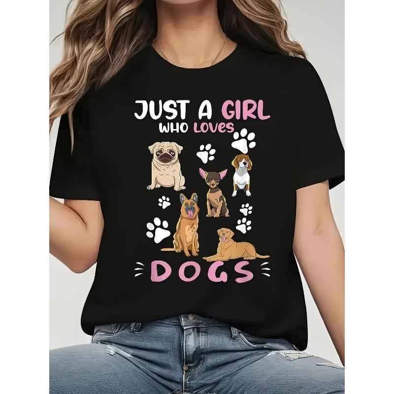 

European sizes Casual Short-Sleeve Crew Neck T-Shirt with Graphic Print, Perfect for Summer And Spring, Designed for Women 4XL чорний