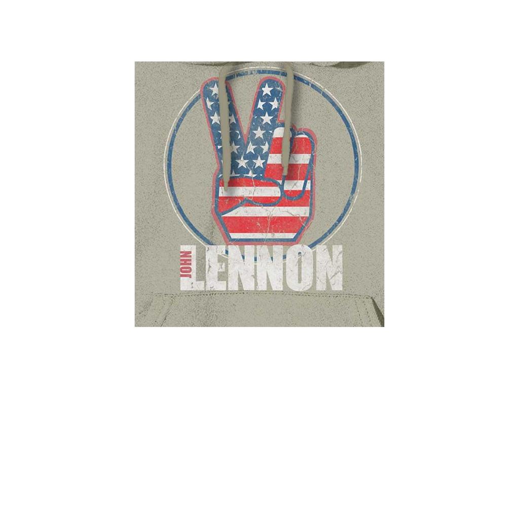 John Lennon Unisex Adult Peace Fingers Hoodie