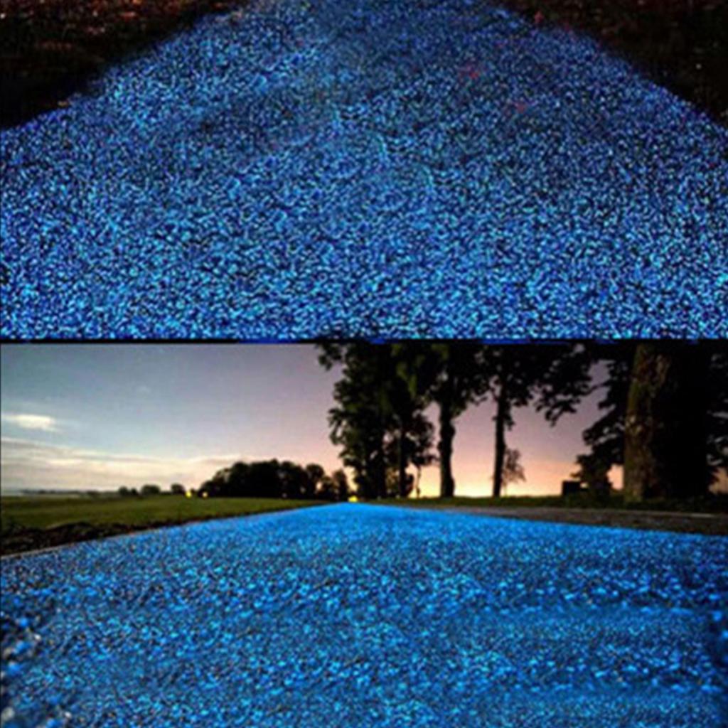 2000Pcs 3-5mm Luminous Sand Glow In Dark Pebbles Stone Home Garden Yard Outdoor Path Lawn Decorations Fish Tank Aquarium Decor