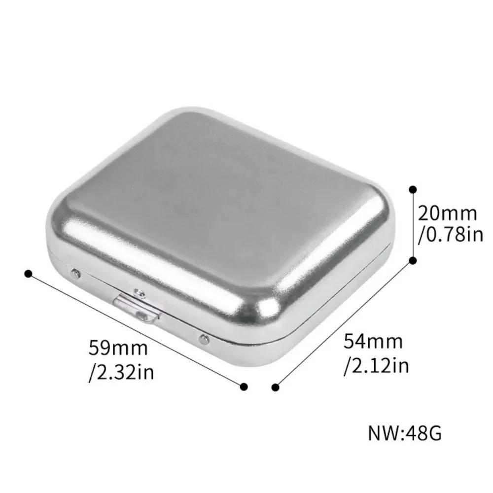 1PC Ashtray Outdoor Portable Pocket Ashtray Mini Metal Ashtray Portable Small Creative Car Smoking Accessories Ash Tray