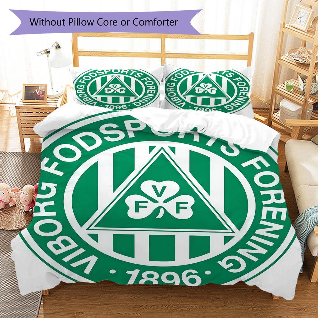Viborg FF Bedding Quilt Set Quilt Cover Pillowcase Home Decoration Birthday Gift (1 * duvet cover + 2 * pillowcase, without core)