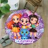 1pc Kpop Team Carpet, Round Rug, Comfortable, Suitable for Entryways, Living Rooms, Office, And Bedrooms, Christmas Decoration
