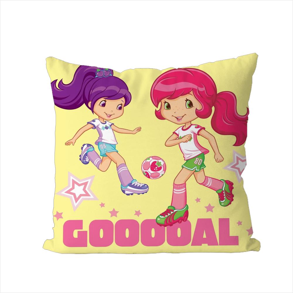 SStrawberry Shortcakes Pillow Case For Car Sofa Decorative Home Doublesided Print Plush Square Throw Pillow Cushion Cover