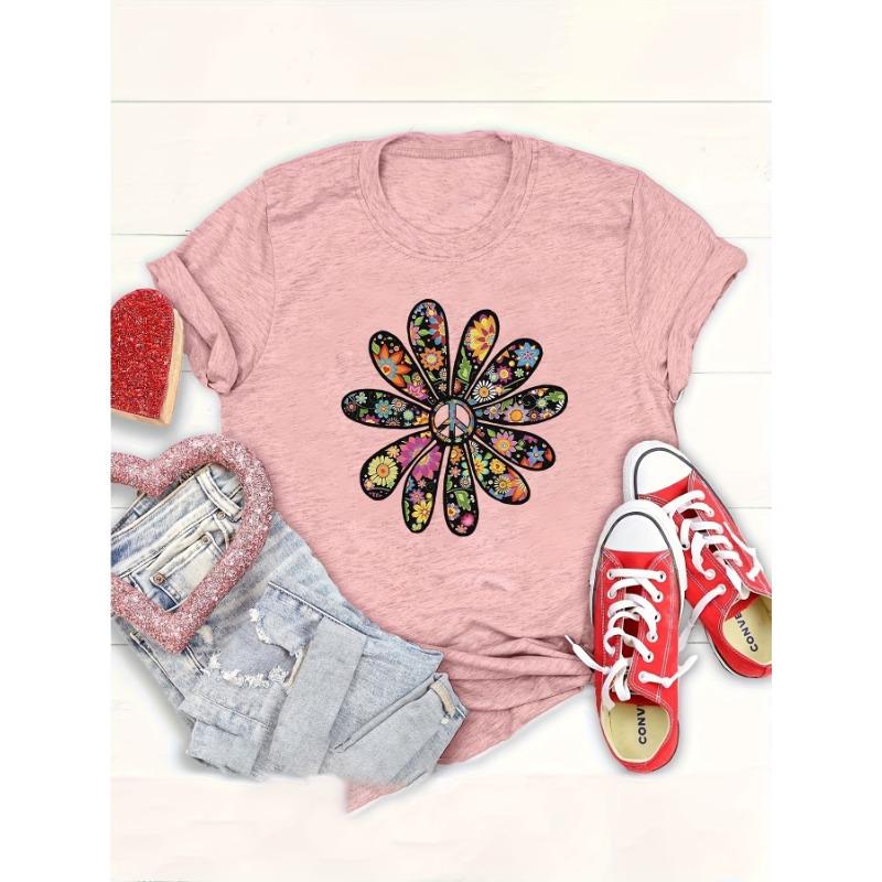 Cross-border European and American Clothing Round Neck Pocket Short-sleeved Casual Loose Top Bottoming Short-sleeved T-shir