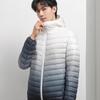 Tri-polar Men's Lightweight Gradient Hooded Short Down Jacket TP9128