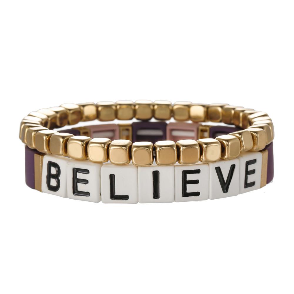 

JYL TS Bracelet Men s Copper Bead Two-piece Set Enhances Texture & Luck ZJ5718 жовтуватий