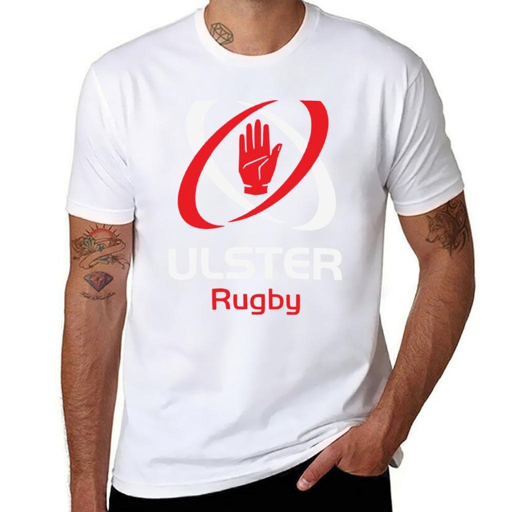Irfu Iconic Ulster Rugby Design Tshirt Sports Basic Short Sleeve Tshirt
