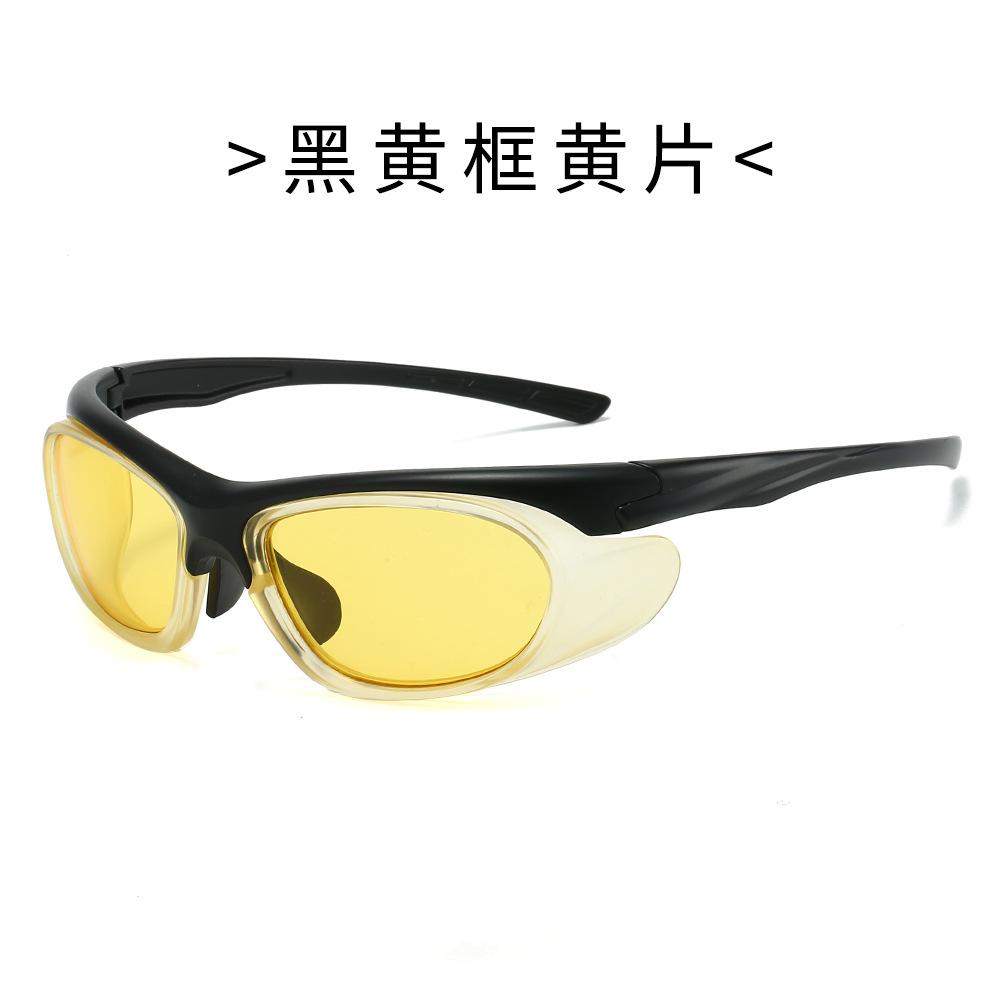 Trendy Sports Sunglasses For Women And Men Stylish Outdoor Cycling Glasses Tech-Inspired Shades For Active Lifestyle And Fas