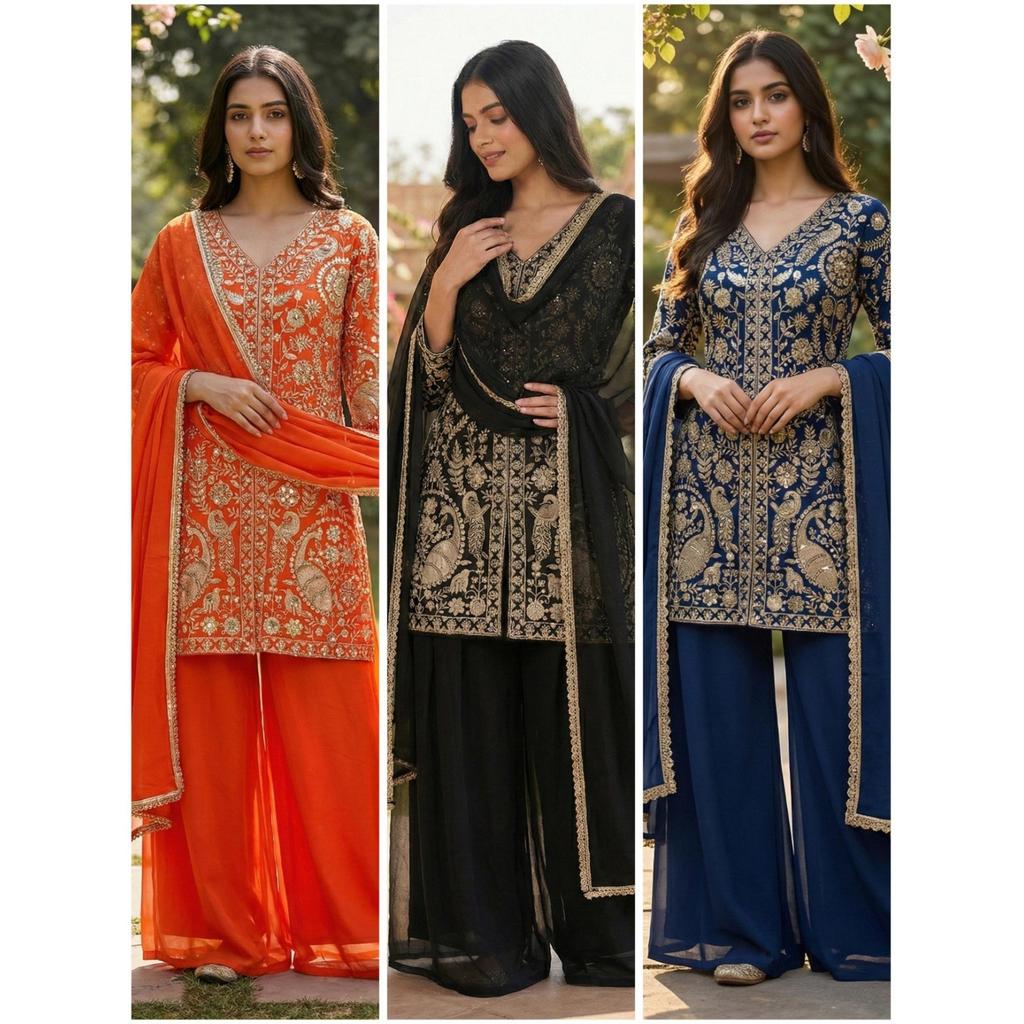 Salwar Kameez Paksiatni Indian Dress Party Wedding Wear Bollywood Palazzo Suit