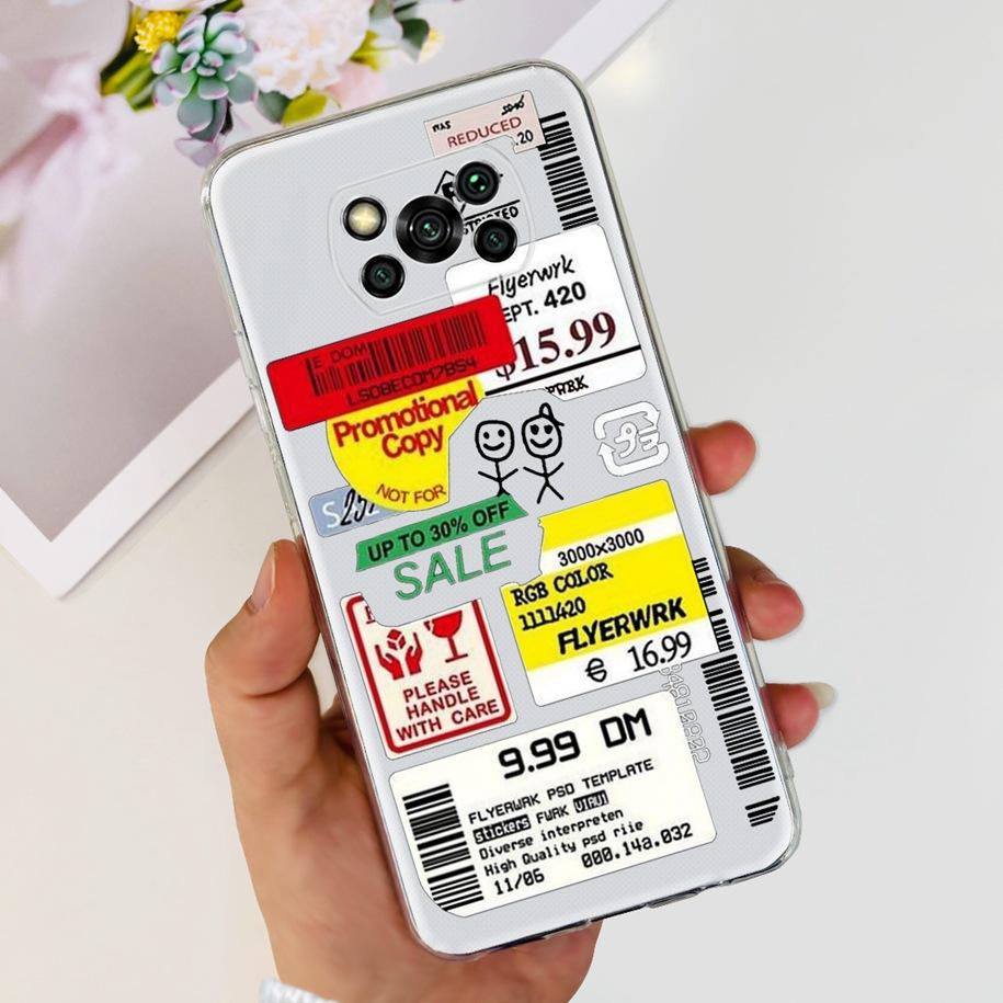 For Xiaomi Poco X3 Pro Phone Case Soft Silicon TPU Shockproof Coque For Poco X3 PocoX3 X 3 NFC Back Cover Bumper Astronaut Funda