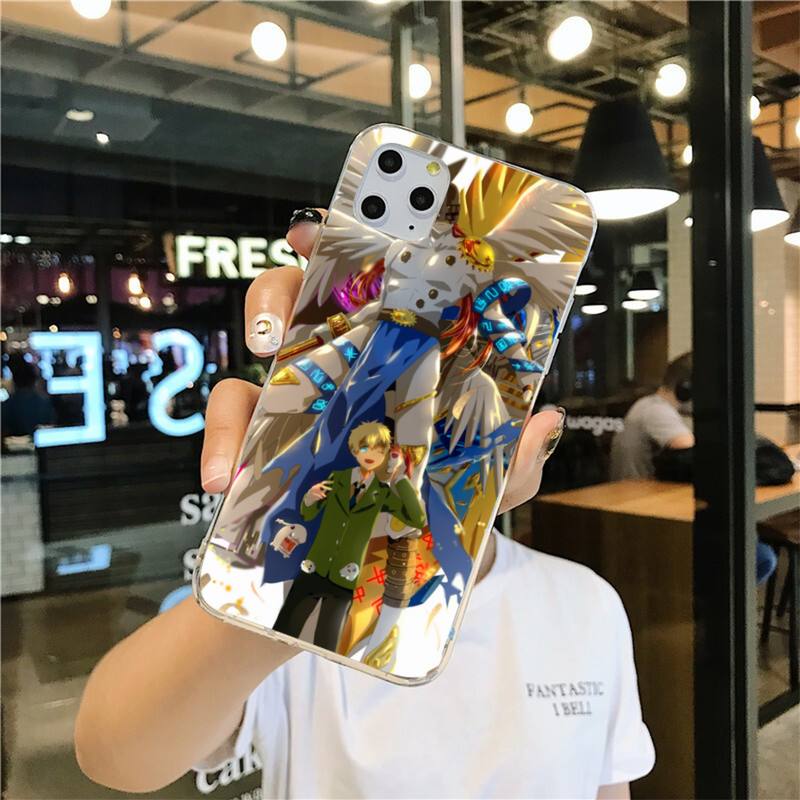 Etui na telefon Digimon Adventure anime dla iphone 12 pro max mini 11 pro XS MAX 8 7 6 6S Plus X 5S SE 2020 XR