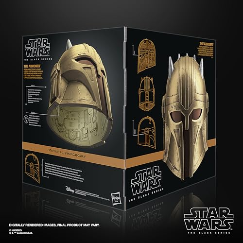 Hasbro Star Wars STAR WARS Black Series Armorer Premium Electronic Helmet, Role Play Item, Ages 14+ G0704 Genuine Product