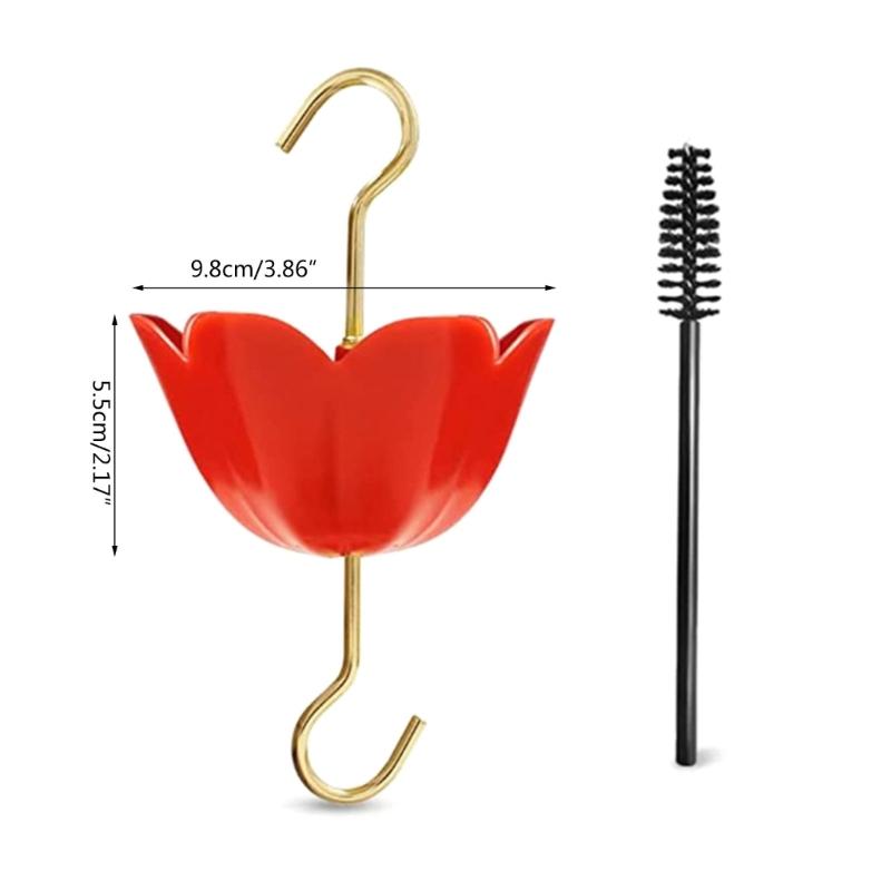 Ant Moat Hanging- Bird Feeder Accessories for Outdoors with 4 Clean Brushes Easy Use for Garden Yard Umbrella-shape