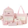 Primary School Girl Junior High School Student Cute Color Blocking Backpack High School Student College Student Backpack