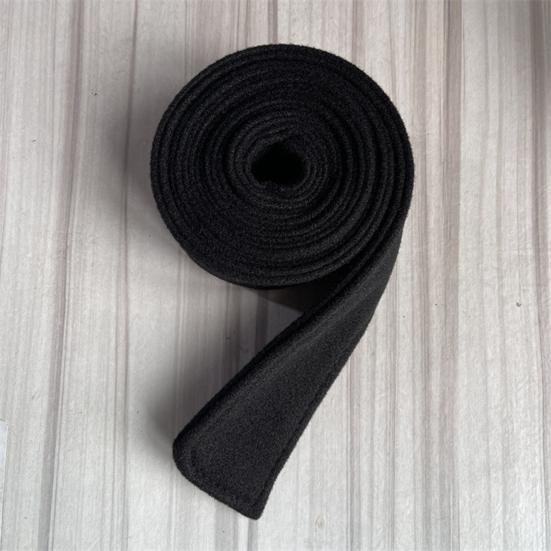 Women Belt Brushed Plush Long Enough Wear-resistant Solid Color Elastic Decorate Accessory Faux Woolen Coat Corset Double-Sided Waist Belt