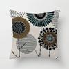 Multicolored Geometric Patterns Double-sided Printed Pillow Cover Short Plush Suitable Living Rooms Sofas Throw Cushion Cover